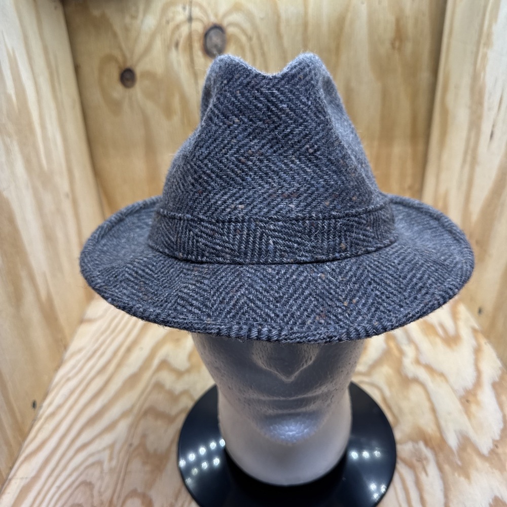 Dobbs Fifth Avenue Wool Fedora Hat Brown Size 7 Dark Academia Heritage Style